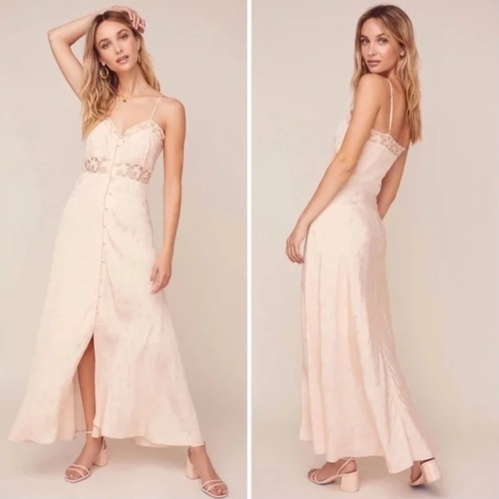 ASTR The Label Pink Slip Dress